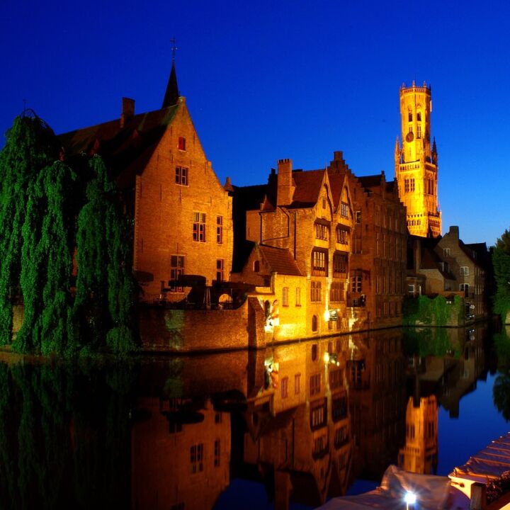 Night time Bruges