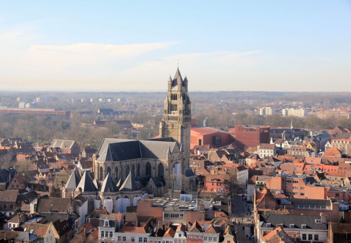Bruges top view
